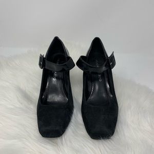 FRANCO SARTO Mary Janes Velvet and Patent